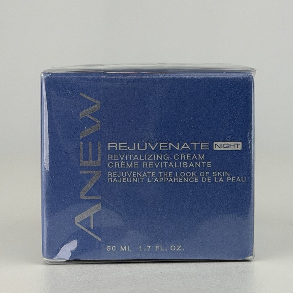 Vintage 2008 Avon Anew Rejuvenate Night Revitalizing‎ Cream 1.7 Oz Sealed